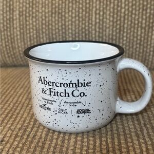 Abercrombie & Fitch Family Brands White Ceramic Campfire Speckled Mug